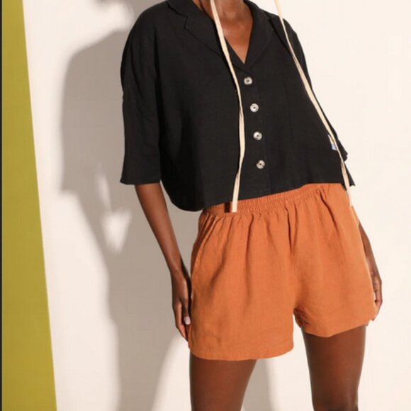 LF MARKEY Linen Shorts - Picture 3 of 6